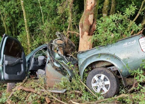 Saída de pista foi registrada pouco antes das 16h30min desta quarta-feira