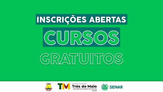 Inscrições ocorrem no CRAS
