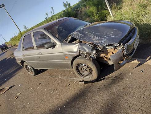 Acidente de trânsito deixa cinco feridos na RSC 163 em Barra do Guarita - foto 2
