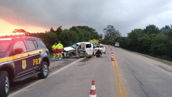 Acidente com morte na BR 293, em Morro Redondo