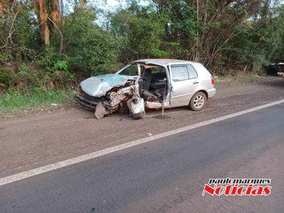 Acidente na BR 472 deixa dois feridos no trajeto entre Três de Maio e Boa Vista do Buricá - foto 2