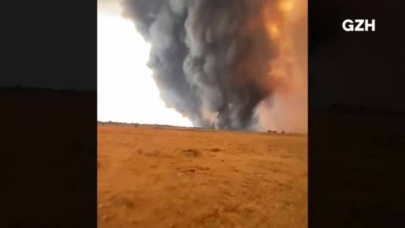 Incêndio na fronteira com a Argentina é avistado na região central de São Borja - foto 4