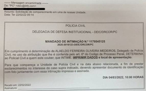 Cidadão deve denunciar pelo telefone 181 ou pelo WhatsApp