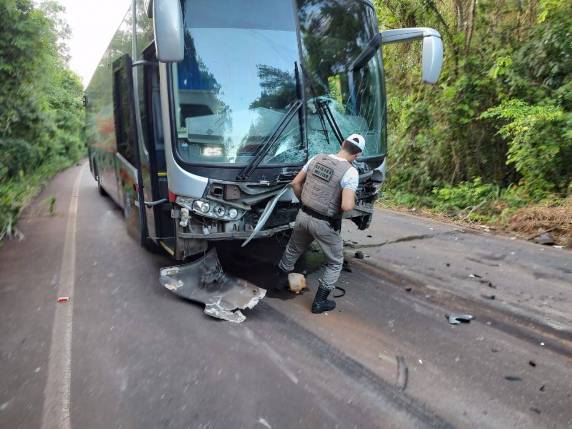 Colisão entre ônibus e carro na RS-168 causa a morte de motorista - foto 4