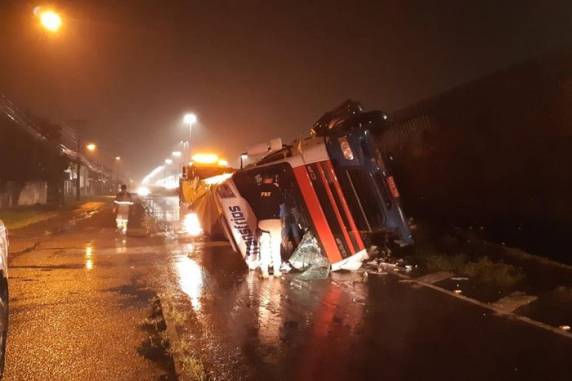 Acidente ocorreu no km 46 da rodovia