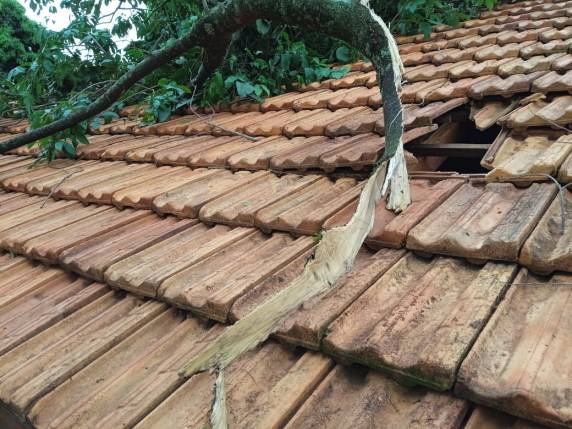 Forte chuva com vento provocou estragos em Três de Maio e na região - foto 2