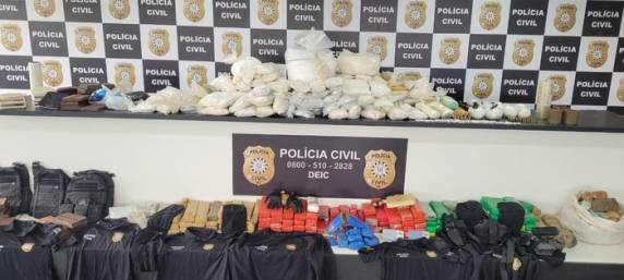 Delegado afirmou que é possível que se trate da maior apreensão já realizada no município
