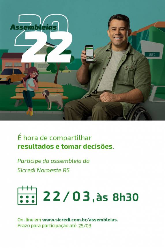 Sicredi Noroeste RS apresenta resultados de 2021 em assembleia digital - foto 2