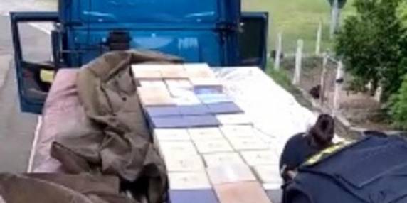 Bebidas de luxo estavam escondidas em uma carga de leite