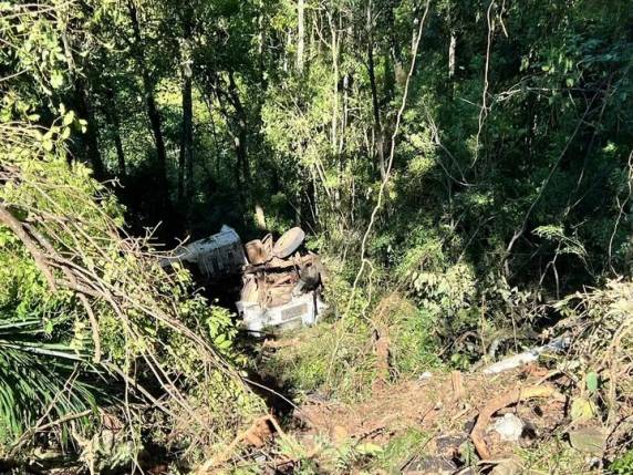 Acidente ocorreu em Arvoredo, no início da tarde deste sábado. Vítima tinha 77 anos.