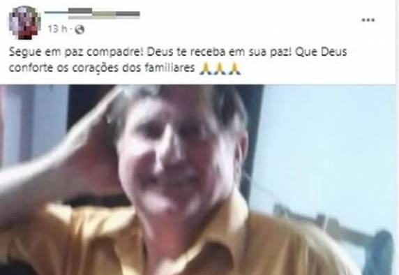 Ciroldo Paul tinha 59 anos e foi atingido no abdômen pelos cifres do animal.