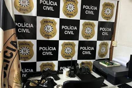 Polícia Civil acredita que local era utilizado para realizar ameaças e extorsões