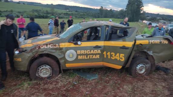Fato foi registrado na BR 472, na Guia Lopes, Santa Rosa