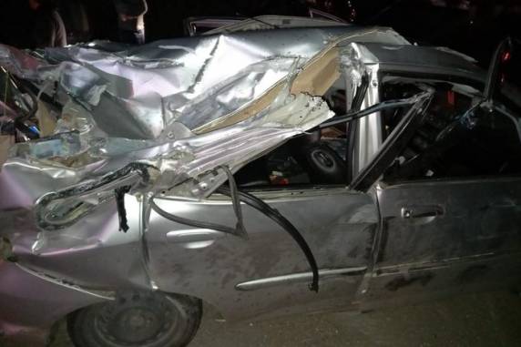 Ocupantes do carro foram encaminhados para o Hospital em estado regular