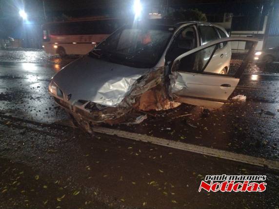 O acidente ocorreu por volta das 18h30min na Área Industrial