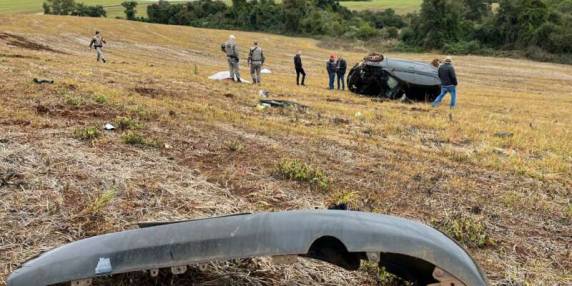 O acidente aconteceu no quilômetro 5 da rodovia, entre Espumoso e Alto Alegre