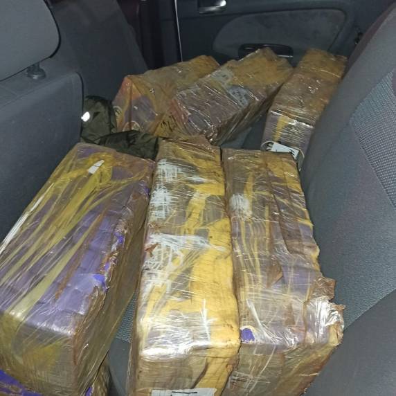 284 kg de maconha são apreendidos após homem tentar atropelar PRF na BR-101 em Joinville - foto 2