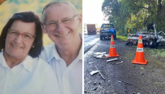 Carro da família se envolveu em um acidente com caminhão na BR-386, em Iraí.