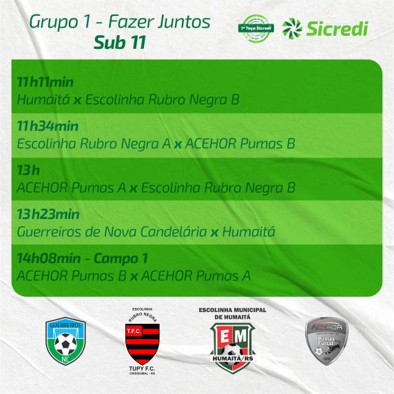 Decidida tabela de jogos da primeira rodada da 1ª Taça Sicredi de Futebol 8 de Campo - foto 4
