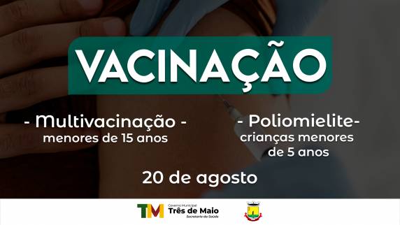 Serão disponibilizados 18 tipos de vacinas à população