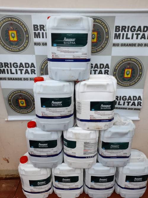 O total da carga apreendida foi de R$ 58.056,00 de prejuízo ao crime