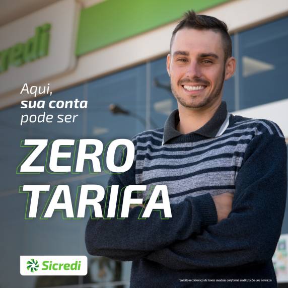 A Sicredi Noroeste RS se posiciona no mercado financeiro isentando manutenção de contas.