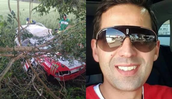 Marcelo Cancelli, de 40 anos, chegou a ser socorrido, mas não resistiu. Uma mulher que assistia foi atingida na cabeça por uma roda em outro acidente durante a competição;