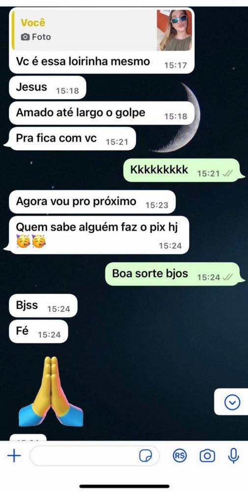 Homem tenta aplicar golpe do Pix e desiste para flertar com vítima - foto 8