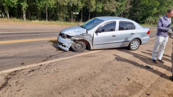 Idoso fica ferido em acidente na BR-472 em Boa Vista do Buricá - foto 4