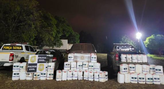 Prisões e apreensões de produtos ocorreram em Três Passos, Campo Novo e Coronel Bicaco na quarta-feira (21)