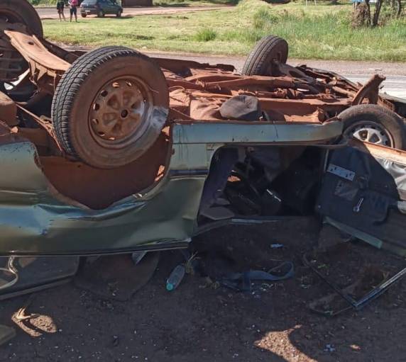 Câmera de monitoramento registra grave acidente na BR-285 em Entre-Ijuís - foto 4
