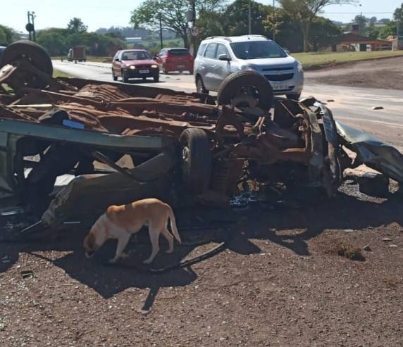Câmera de monitoramento registra grave acidente na BR-285 em Entre-Ijuís - foto 3