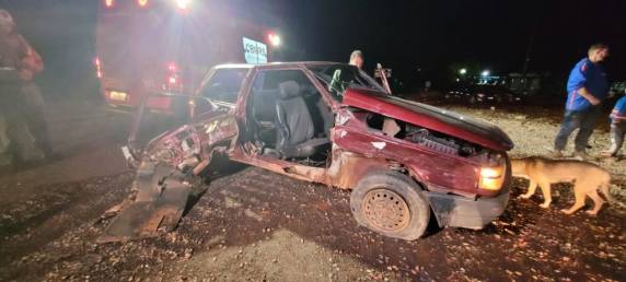 Colisão deixa mulher ferida na RS-324 em Passo Fundo - foto 2