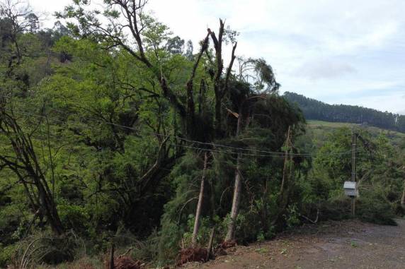 Chuva e tornado causam estragos e deixam pessoas fora de casa no oeste de Santa Catarina - foto 5