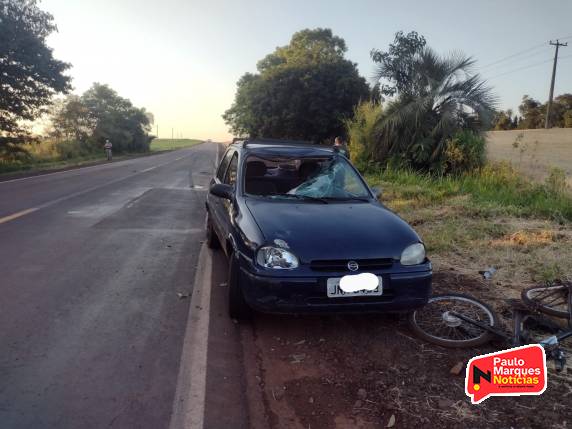 Ciclista é atropelada na RS-342 em Três de Maio - foto 2