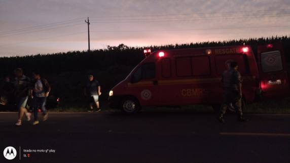 Bombeiros e Brigada Militar atendem acidente na RS-342 trecho Três de Maio/Horizontina - foto 3