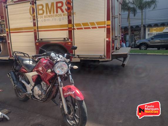 Motociclista fica ferida em acidente no Centro de Três de Maio - foto 3