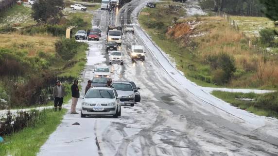 Ocorrências na Serra catarinense foram confirmadas pela Epagri/Ciram, órgão que monitora as condições de tempo no estado.