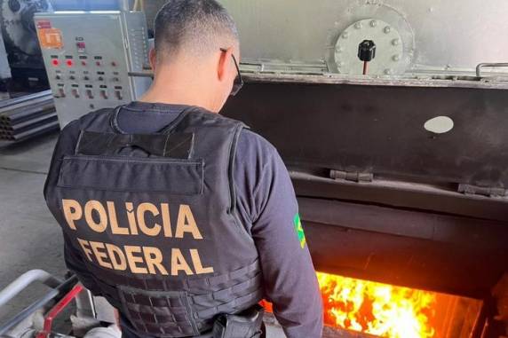 Realizada em empresa local, ação eliminou entorpecentes apreendidos em operações contra o tráfico de drogas