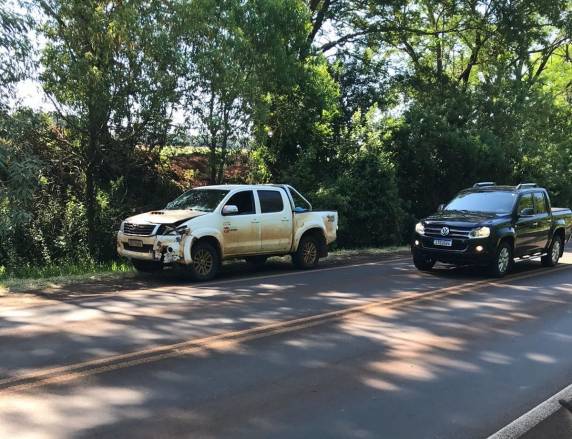 Engavetamento envolve três veículos na RS-344 em Santa Rosa - foto 3