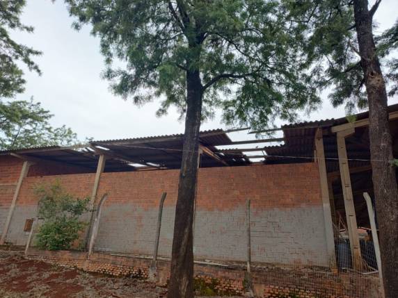 Temporal provoca destelhamentos em Sede Nova - foto 4