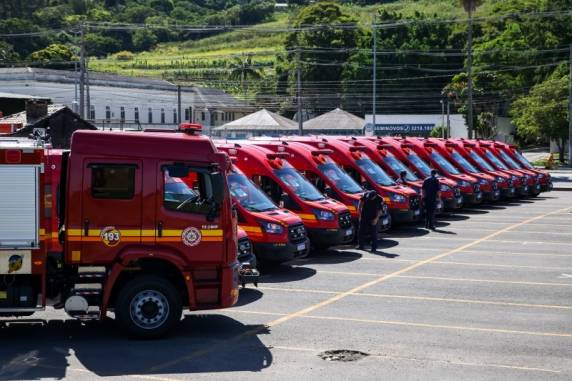 Forças de segurança do Estado recebem 201 veículos zero-quilômetro e armamentos