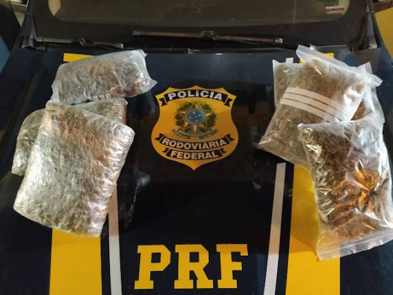 Ele admitiu à Polícia Rodoviária Federal (PRF) que adquiriu a droga no Uruguai e pretendia levá-la até Florianópolis, em Santa Catarina. PRF afirma que motorista e outros passageiros não tinham envolvimento com o esquema.