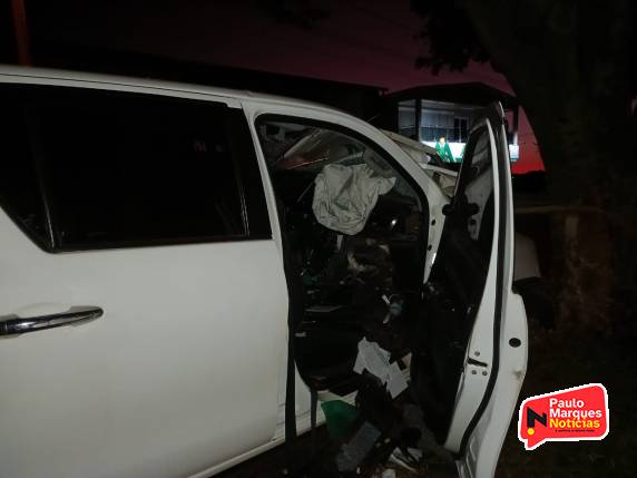 Saída de pista seguida de colisão em árvore na RS-342 deixa dois feridos em estado grave, em Três de Maio - foto 4
