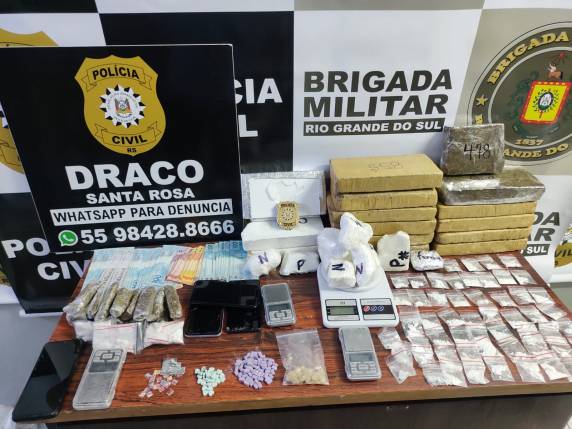 Durante os 12 meses de 2022, foram cumpridos 135 mandados de busca, efetuadas 101 prisões, das quais, 68 preventivas e 26 em flagrante