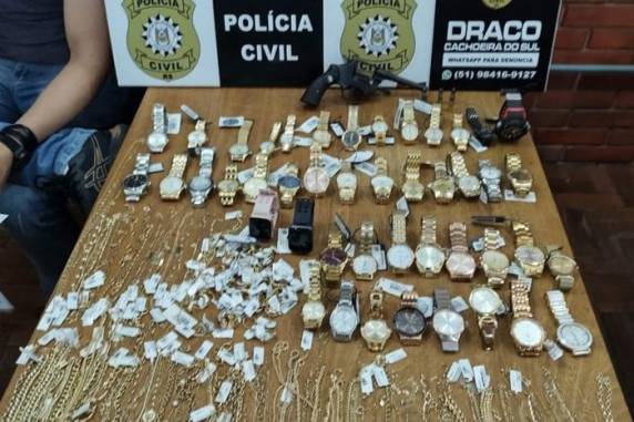 Conforme a Polícia Civil, material levado foi avaliado em cerca de R$ 1,03 milhão
