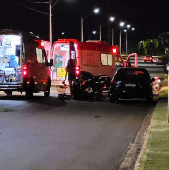 Seis pessoas ficaram feridas e foram socorridas pelo Samu e o Corpo de Bombeiros