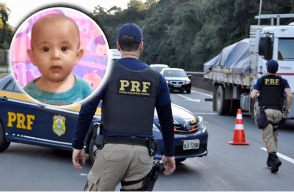 Acidente aconteceu na tarde de sexta-feira, na região metropolitana de Curitiba; segundo a PRF, mãe havia tirado criança, de 10 meses, do bebê conforto
