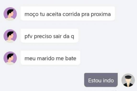 Passageira enviou mensagens ao motorista dizendo, ainda, que não tinha dinheiro pagar a viagem; caso viralizou ao ser relatado em rede social por condutor de 22 anos que a atendeu