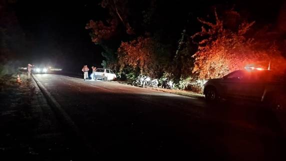 Acidente na ERS 342 em Cruz Alta na noite desta sexta-feira - foto 2